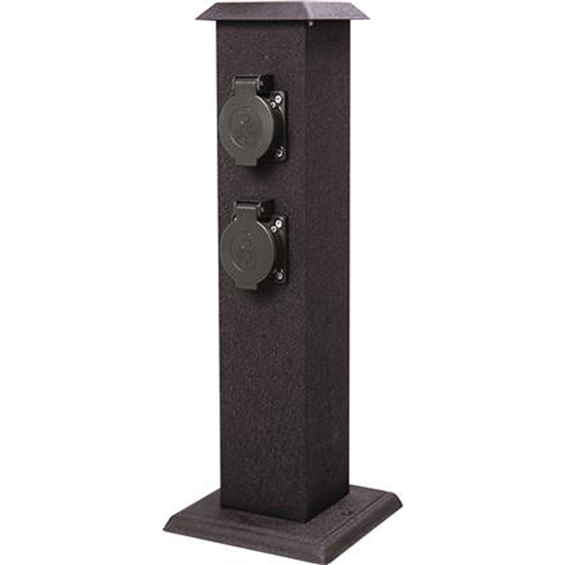 SMARTWARES (ET540Z)  Garden Pole - Ulkopylväs Pistorasialla - Black -  - 3680W max.